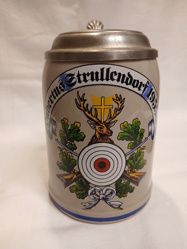 Alter bierkrug hubertus - 1/2l,
