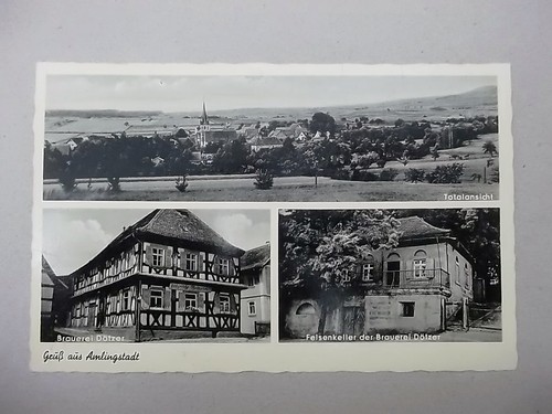 Gruß aus amlingstadt brauerei - gruß,