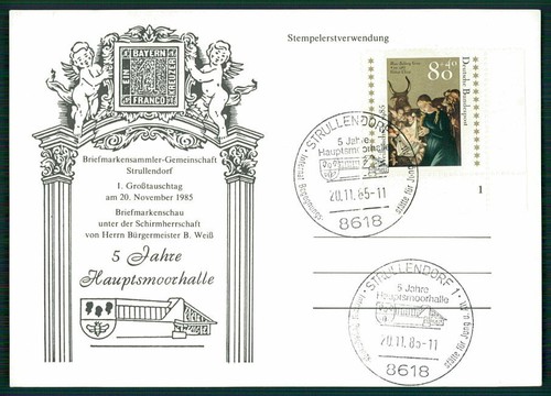Brd ausstellungskarte 1985 - brd,